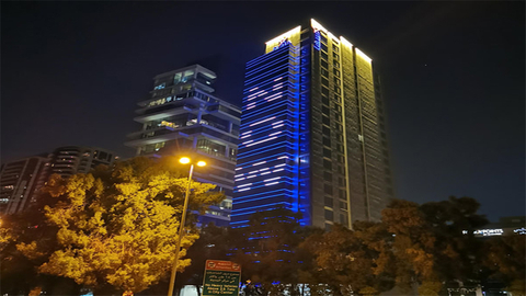 Urban High-rise Building Residential Lighting