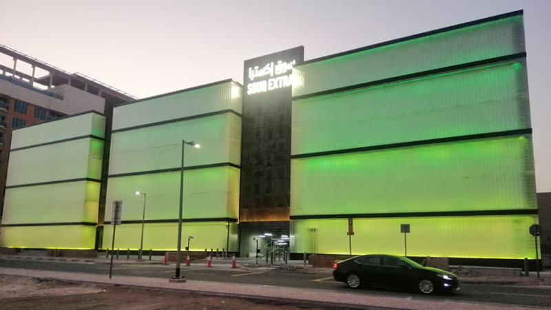 Outdoor Curtain Wall LED Media Facade Lighting Project