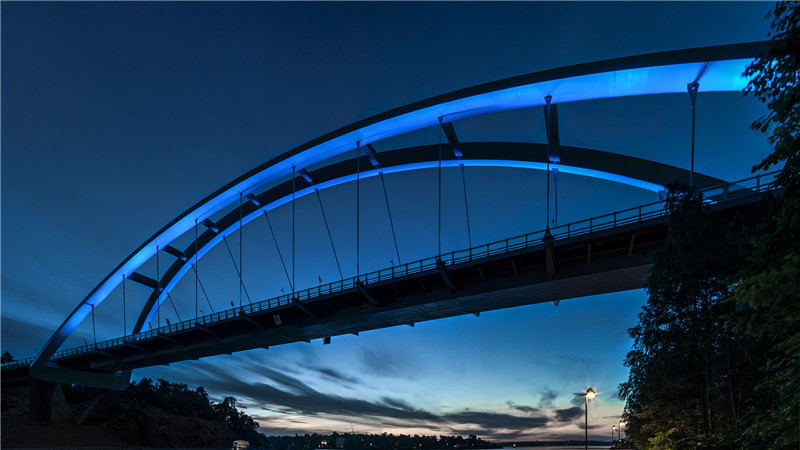 DMX System Best Exterior Facade Bridge Lighting 