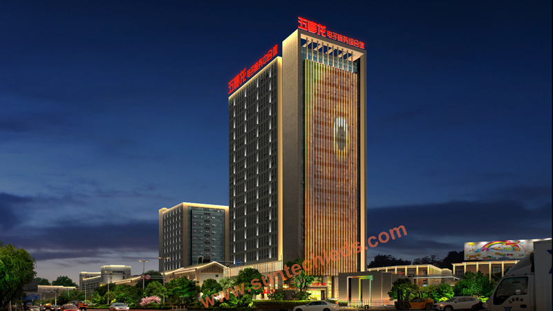 Outdoor Media Facades Lighting