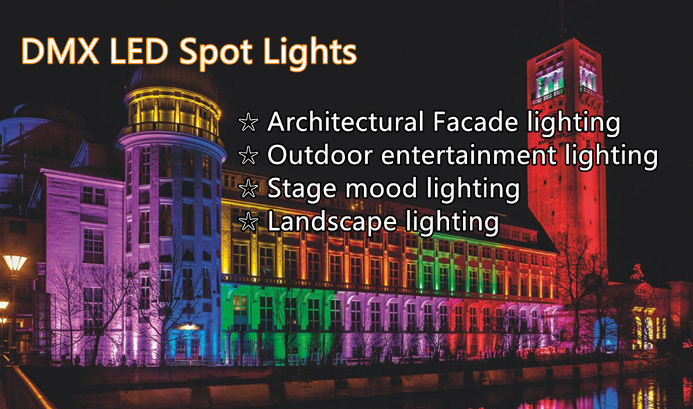 dmx led spot lighting