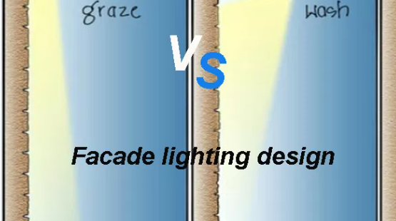 Facade lighting design：Wall Washing VS Wall Grazing