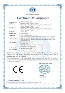 Suntech UVC LED strip CE certificate.jpg