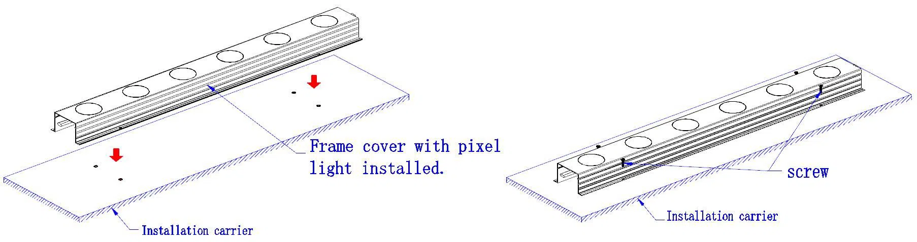 frame installation 2