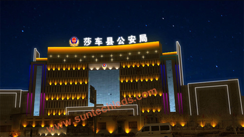 City Hall Architecture Exterior Lighting Idea