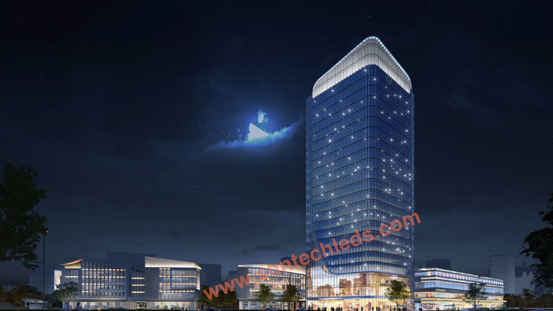 Interactive Intelligent Systems And Control Led Facade Architectural Lighting