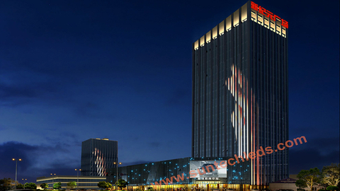 Public Outdoor Art Facade Lighting