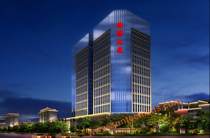 Yunbo Skyscraper Art & Design Facade Lighting