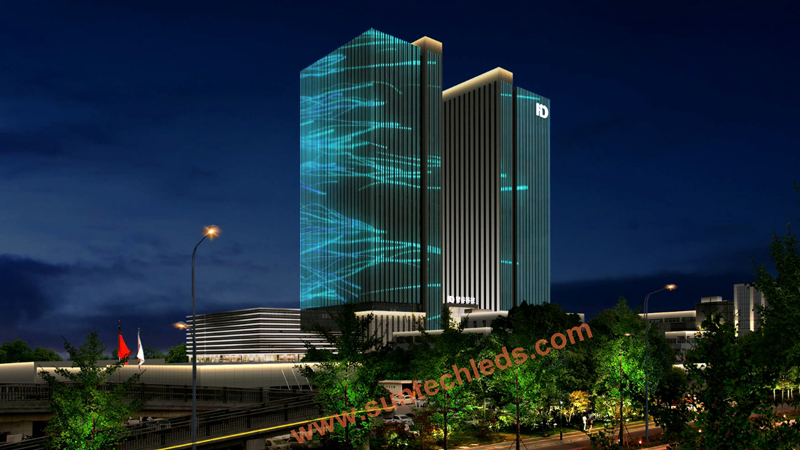 Smart Center Landmark Building Lighting