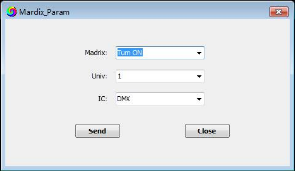 LedPlayer-K software set MADRIX parameter LedPlayer-K software set MADRIX parameter