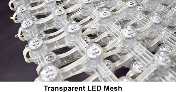 transparent LED mesh