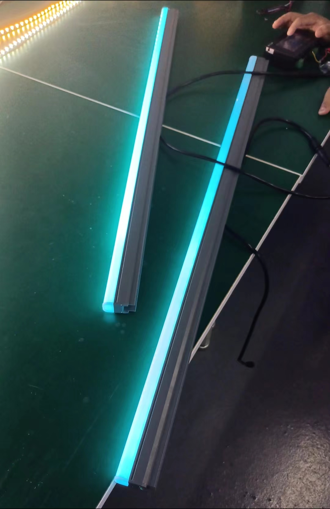 LED linear light testing