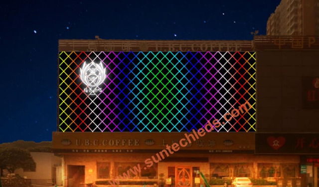 Cafe & Restaurant Exterior Dynamic LED Lighting Design