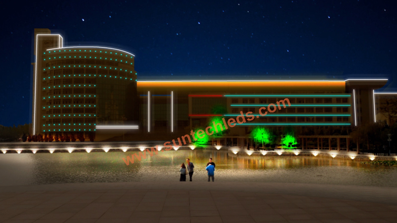 Attracting Customers Led RGBW Hotel Lighting Fixtures