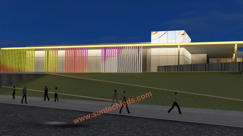 Color Kinetics Landmark Building RGB Facades Lighting 