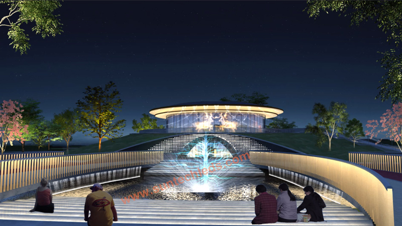 Outdoor Public Squares & Parks Illumination Design