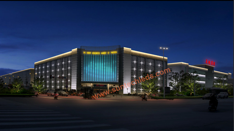 Commercial Architectural Facades Lighting