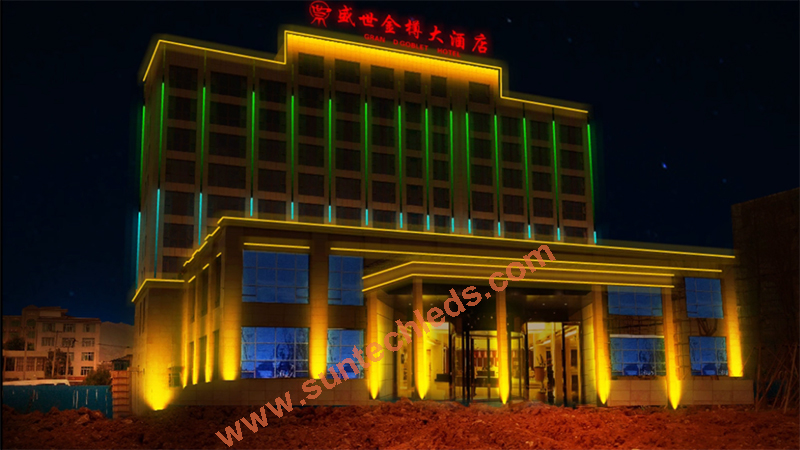 Most Cost-effective Hotel Illuminated Facade