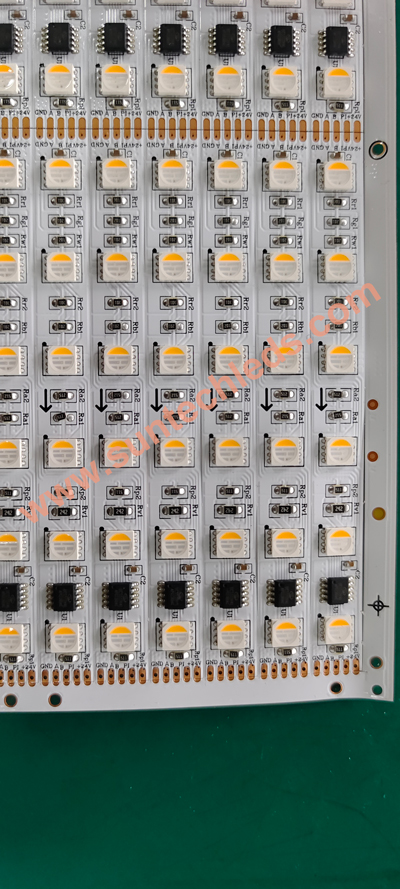 Auto addressable RGBW DMX LED Strip sent to Spain