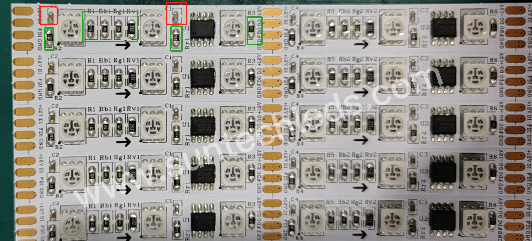 WS2818 Addressable RGB LED Strip