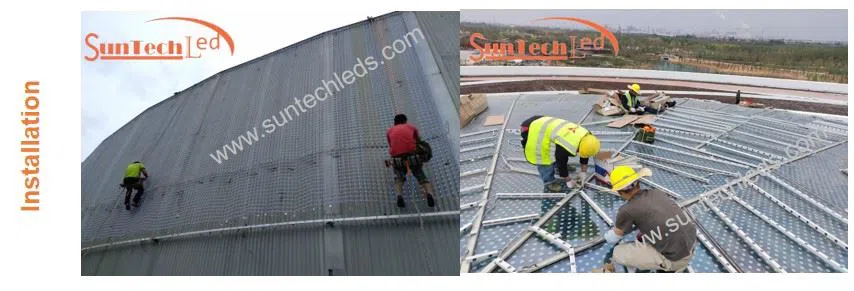 Installation LED pixel dot light suntechleds