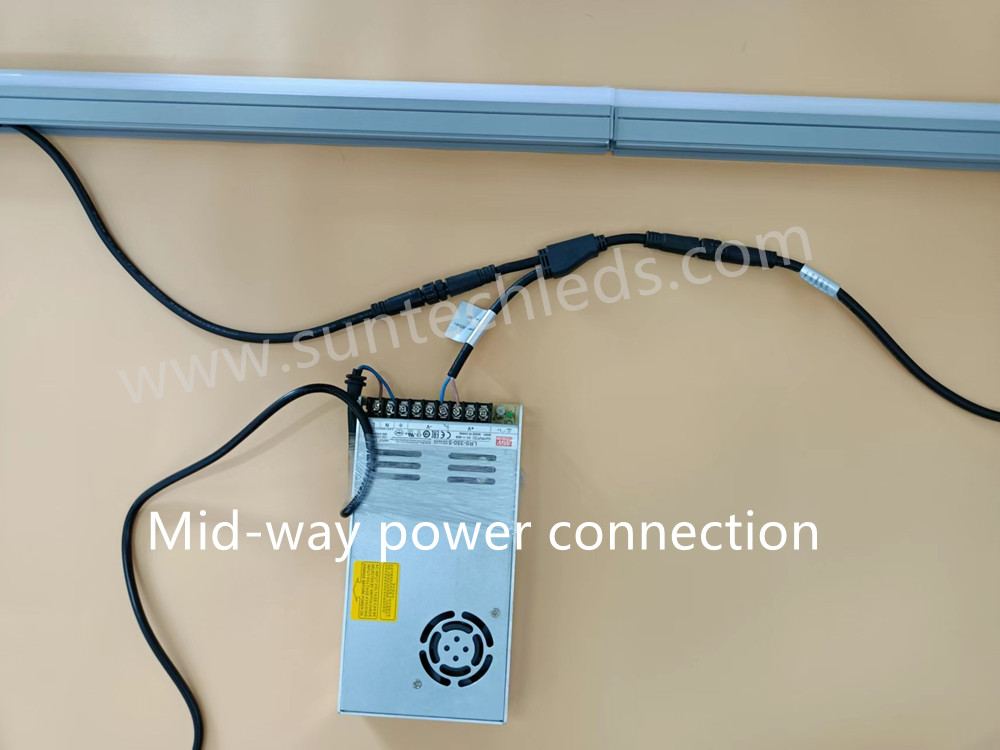 mid-way power contection