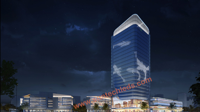 Interactive Intelligent Systems And Control Led Facade Architectural Lighting