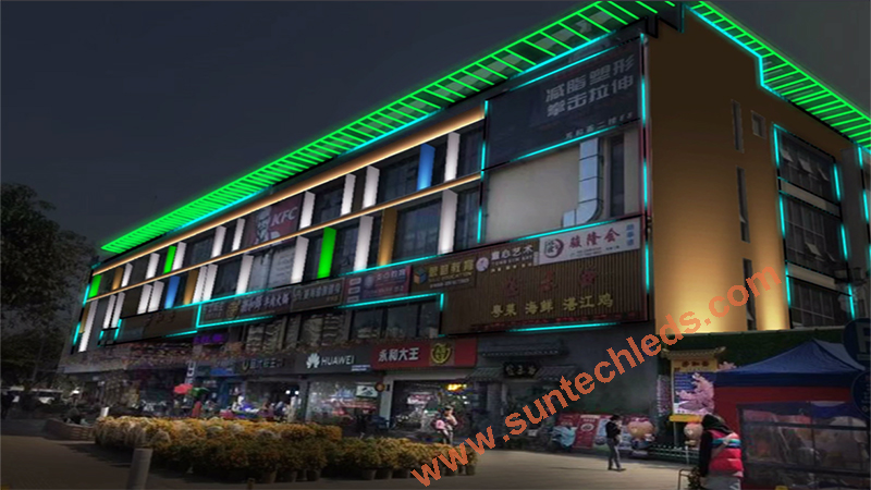 Commercial Retail Shop Led Facade Lighting Ideas