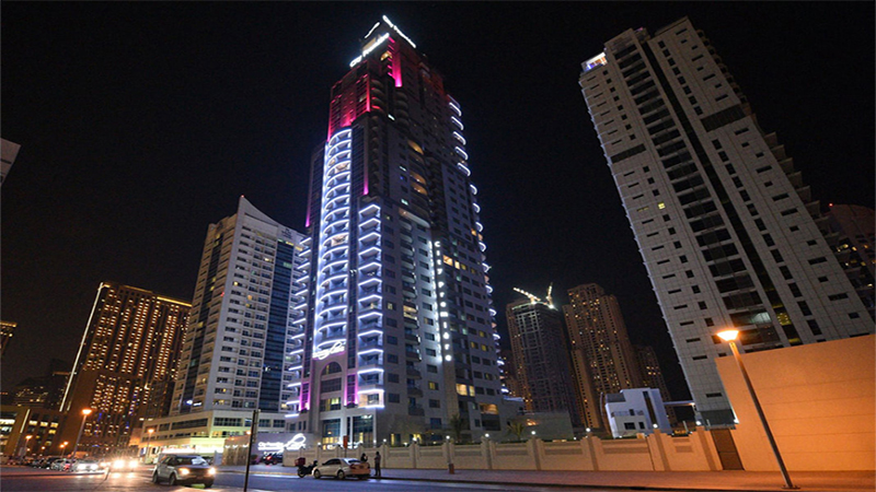 Urban High-rise Building Residential Lighting