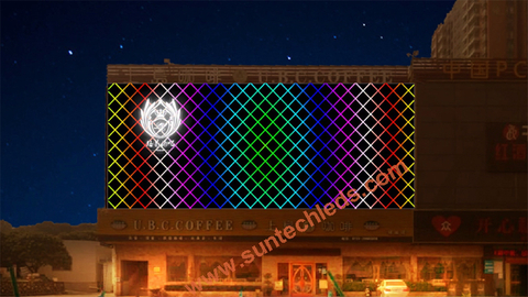 Cafe & Restaurant Exterior Dynamic LED Lighting Design