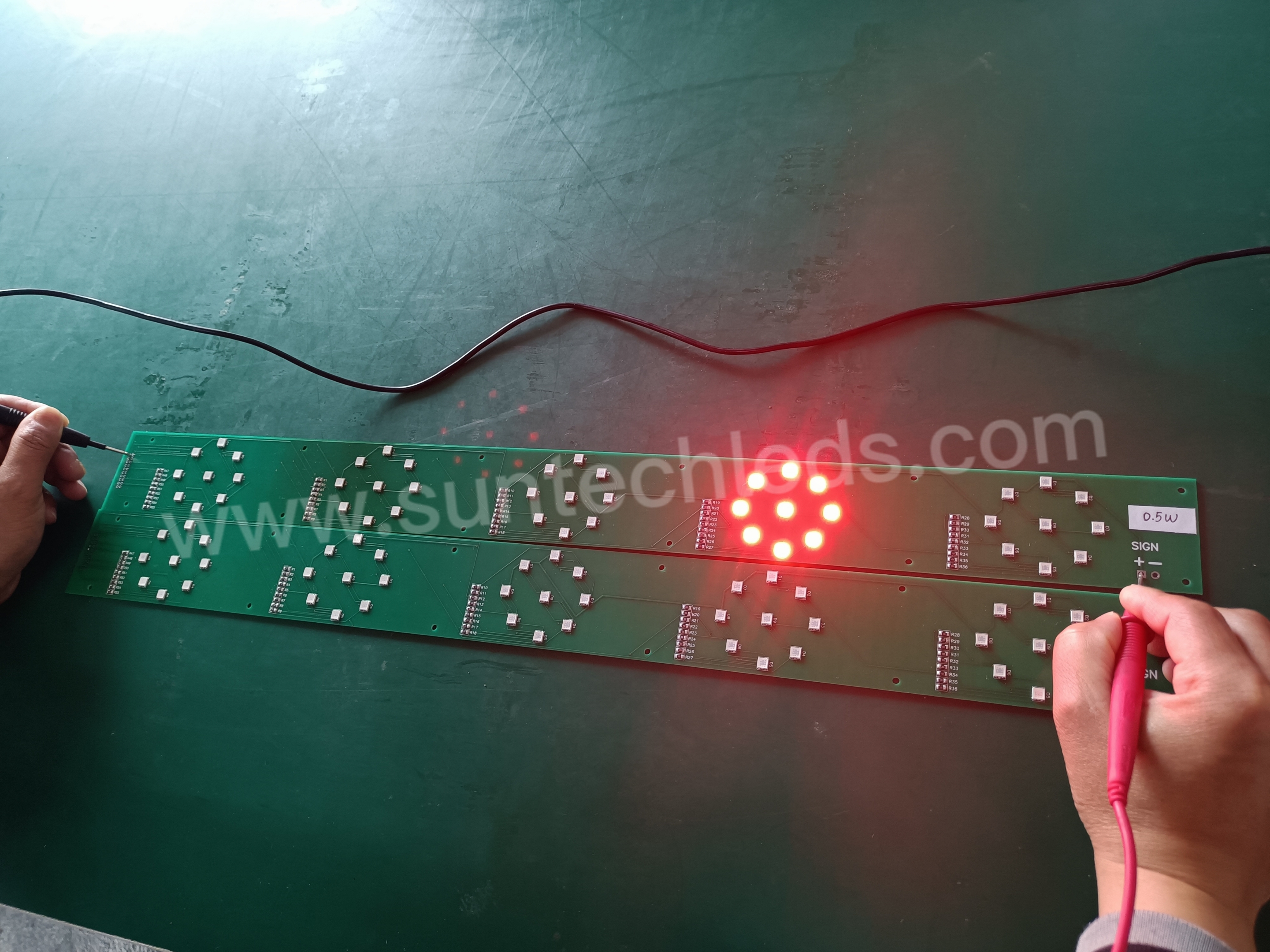 Red LED board