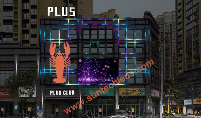 DMX Controlled High-end Restaurant Facade Led Lighting Design
