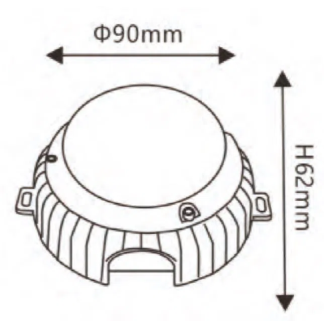 SPA090 pixel point light product size