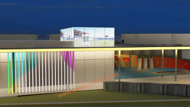 Color Kinetics Landmark Building RGB Facades Lighting 