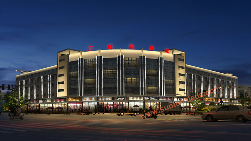 Jiangyang Commercial Shopping Mall Facade lighting
