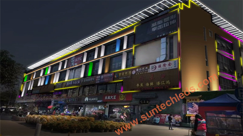 Commercial Retail Shop Led Facade Lighting Ideas
