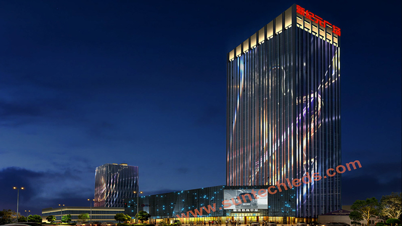 Public Outdoor Art Facade Lighting