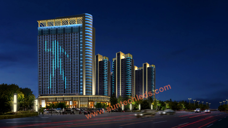 Core CBD Media Facade Building Lighting