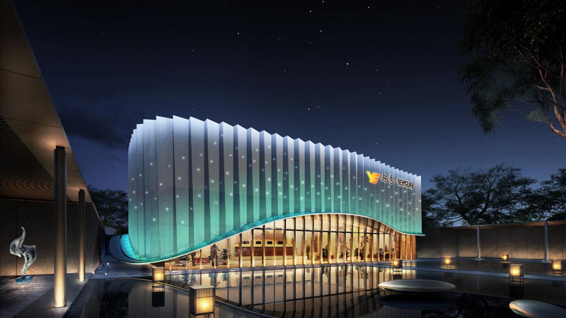 Super Commercial Shopping Mall Facade Lighting 