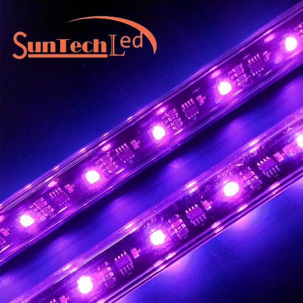 12V 30MM Diameter 128LEDs 3D Media Tube