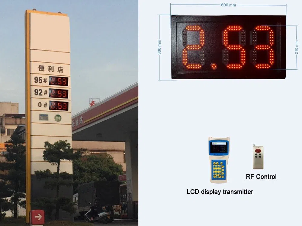 Gas Station Digital Price Signs Remote Control - Buy China