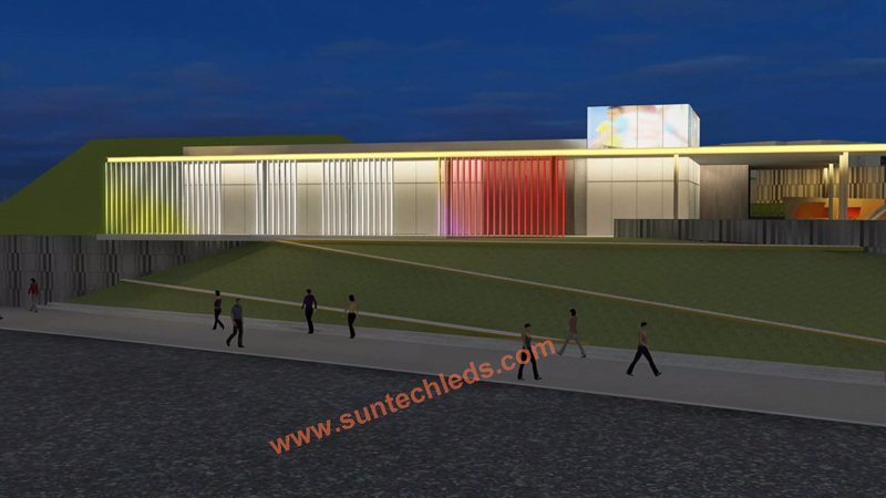 Color Kinetics Landmark Building RGB Facades Lighting 