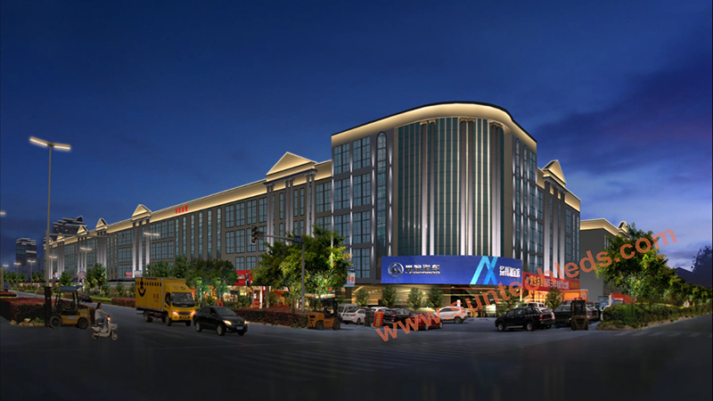 Huazhong Commercial Skyscraper Lighting