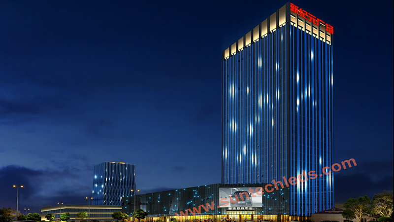 Public Outdoor Art Facade Lighting