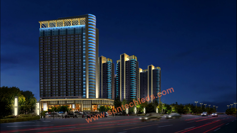 Core CBD Media Facade Building Lighting