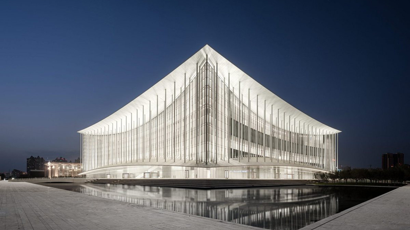 Silk Road International Conference Center Building lighting 