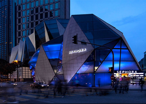 Commercial Building Glass Curtain Wall Illumination