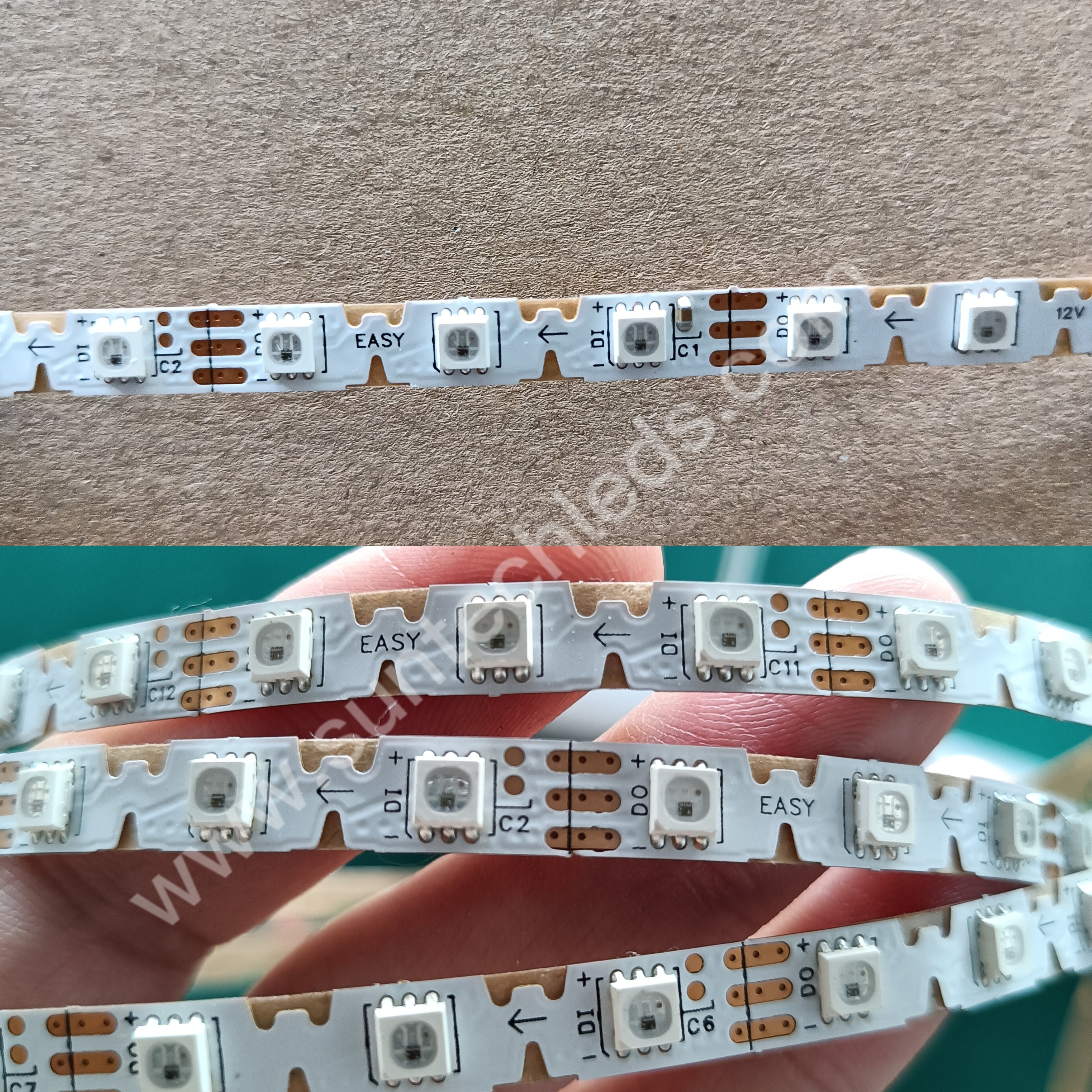 84led 6mm wide Addressable RGB Bendable Strip