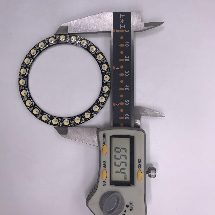 Addressable RGBW led ring 24 pixels