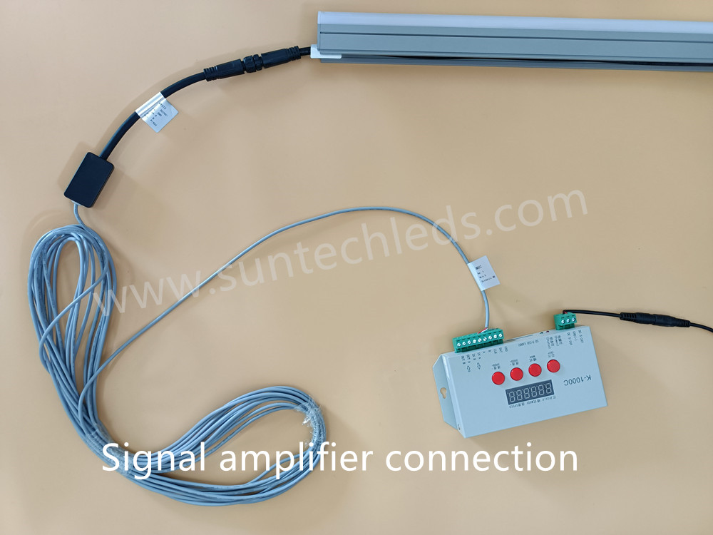 signal amplifier connection